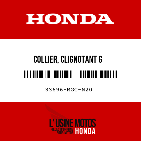 image de 33696-MGC-N20 COLLIER, CLIGNOTANT G