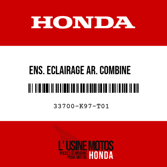 image de 33700-K97-T01 ENS. ECLAIRAGE AR. COMBINE