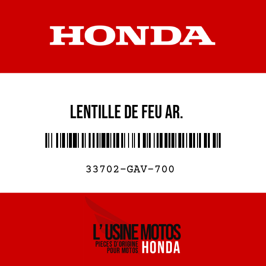 image de 33702-GAV-700 LENTILLE DE FEU AR.