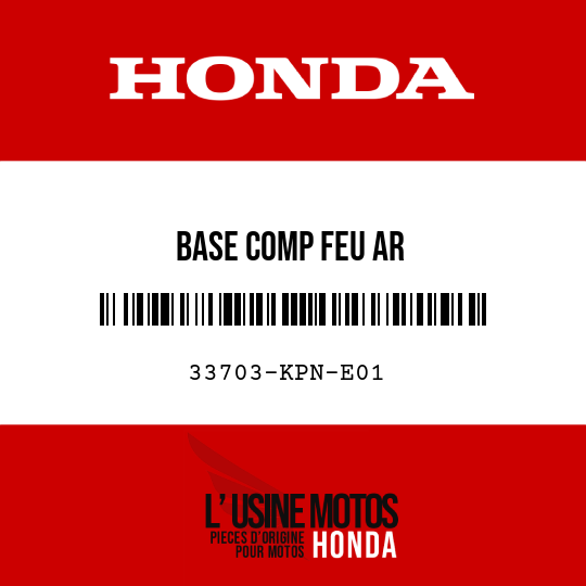 image de 33703-KPN-E01 BASE COMP FEU AR