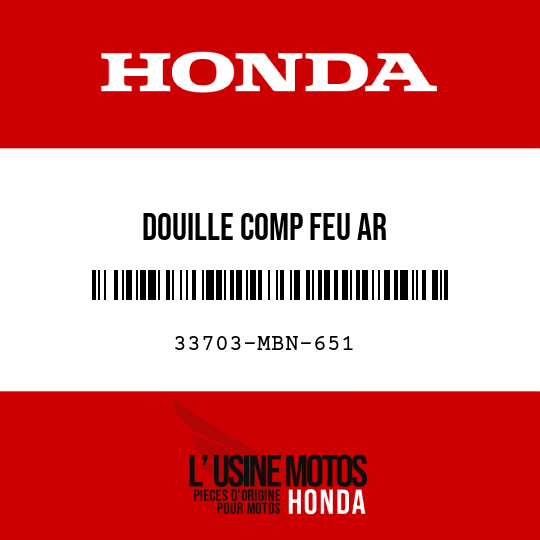 image de 33703-MBN-651 DOUILLE COMP FEU AR