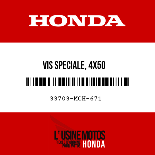 image de 33703-MCH-671 VIS SPECIALE, 4X50