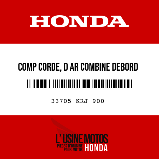 image de 33705-KRJ-900 COMP CORDE, D AR COMBINE DEBORD