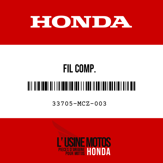 image de 33705-MCZ-003 FIL COMP.