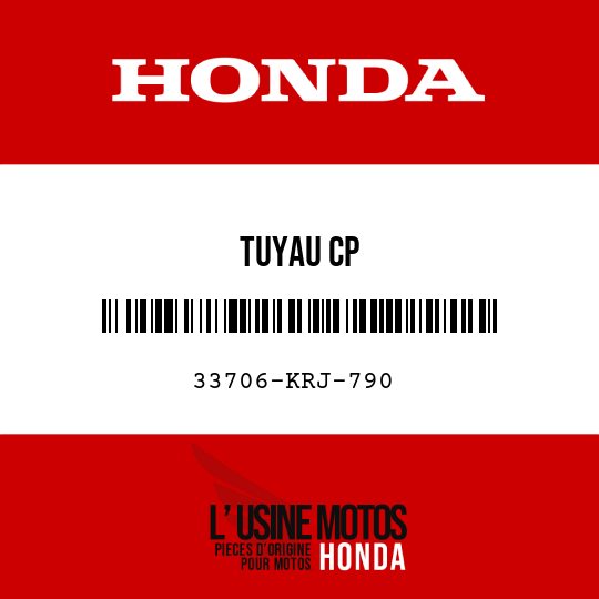 image de 33706-KRJ-790 TUYAU CP