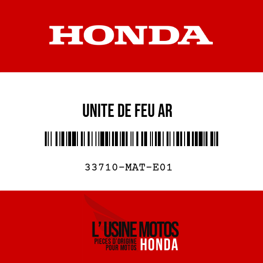 image de 33710-MAT-E01 UNITE DE FEU AR