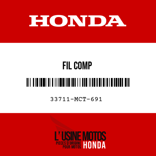 image de 33711-MCT-691 FIL COMP