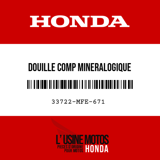 image de 33722-MFE-671 DOUILLE COMP MINERALOGIQUE