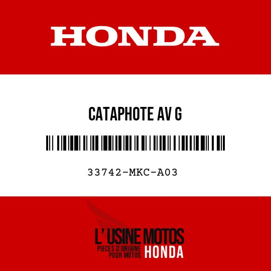image de 33742-MKC-A03 CATAPHOTE AV G