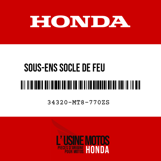 image de 34320-MT8-770ZS SOUS-ENS SOCLE DE FEU        SURELEVE RP151P 