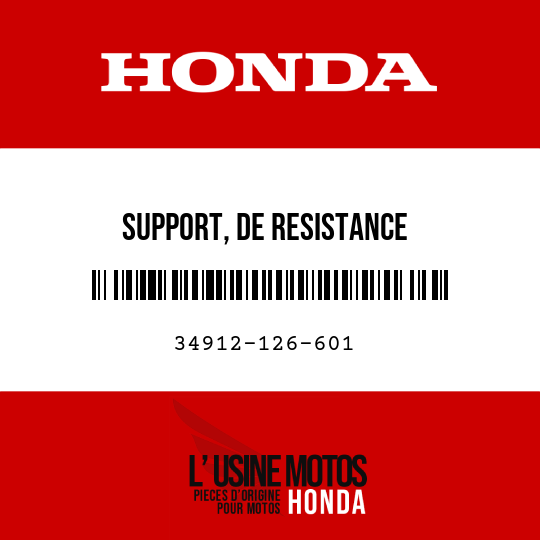 image de 34912-126-601 SUPPORT, DE RESISTANCE