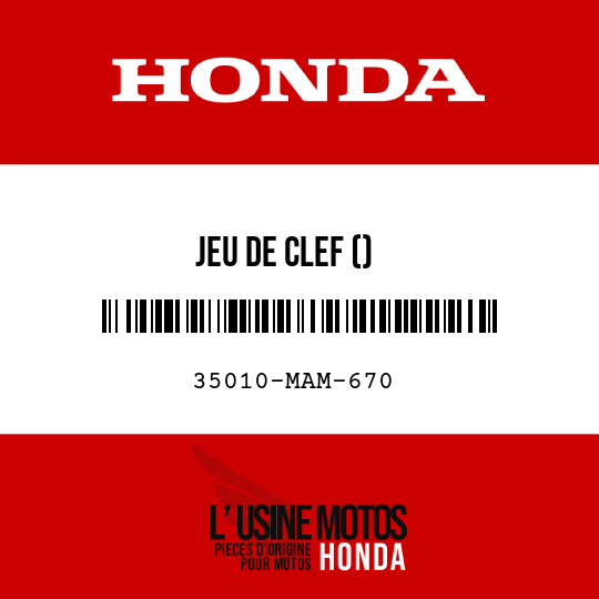 image de 35010-MAM-670 JEU DE CLEF ()