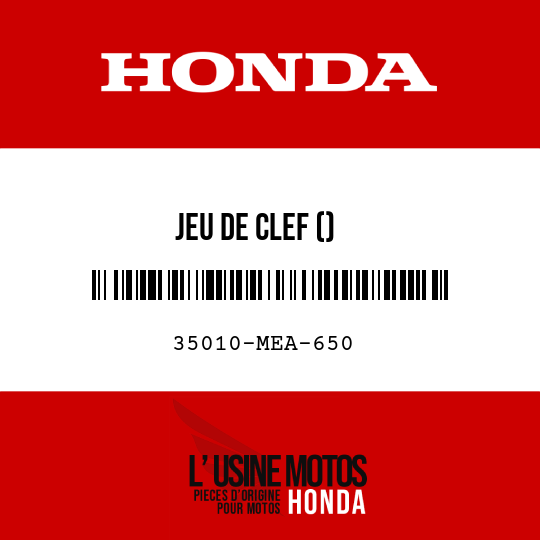 image de 35010-MEA-650 JEU DE CLEF ()