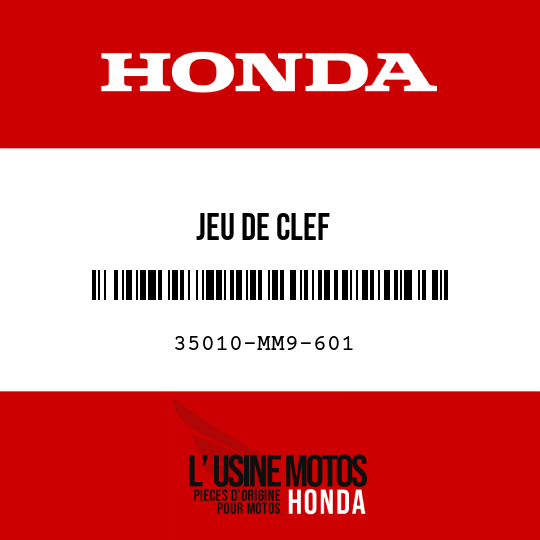 image de 35010-MM9-601 JEU DE CLEF