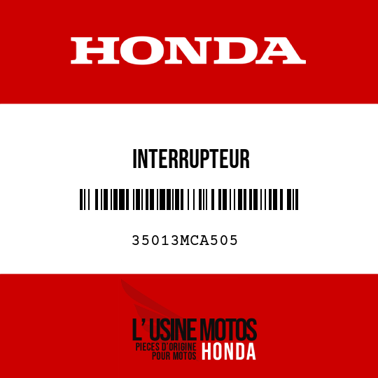 image de 35013MCA505 INTERRUPTEUR