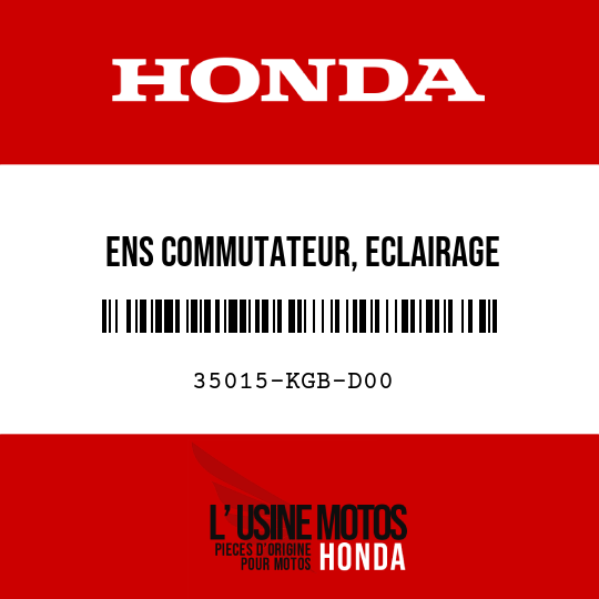 image de 35015-KGB-D00 ENS COMMUTATEUR, ECLAIRAGE ETDEMARREUR ANNULATION