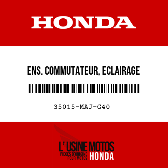 image de 35015-MAJ-G40 ENS. COMMUTATEUR, ECLAIRAGE ETDEMARREUR ANNULATION