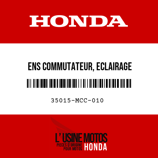 image de 35015-MCC-010 ENS COMMUTATEUR, ECLAIRAGE ETDEMARREUR ANNULATION