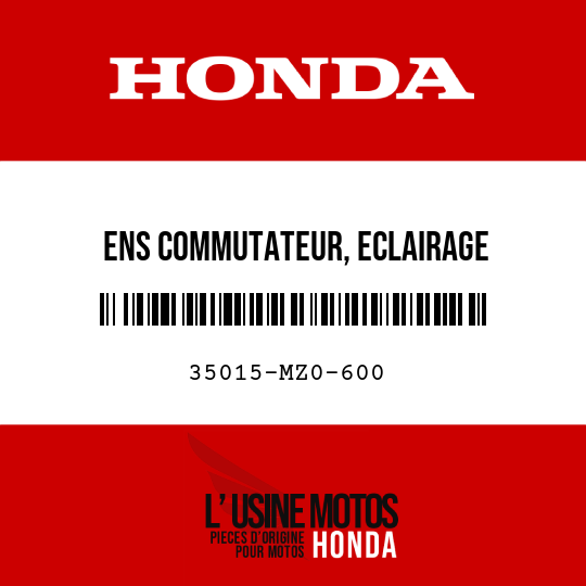 image de 35015-MZ0-600 ENS COMMUTATEUR, ECLAIRAGE ETDEMARREUR ANNULATION