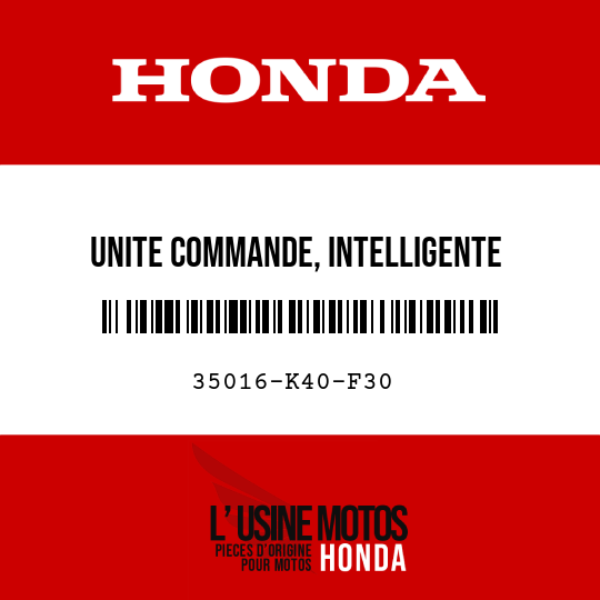 image de 35016-K40-F30 UNITE COMMANDE, INTELLIGENTE