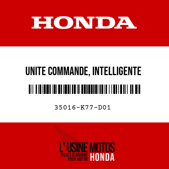 image de 35016-K77-D01 UNITE COMMANDE, INTELLIGENTE