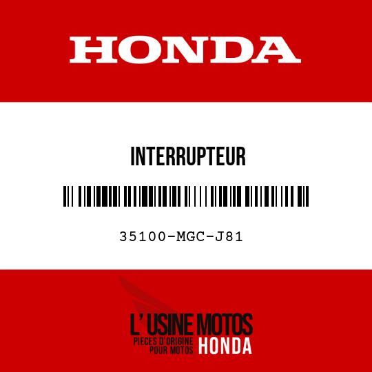 image de 35100-MGC-J81 INTERRUPTEUR