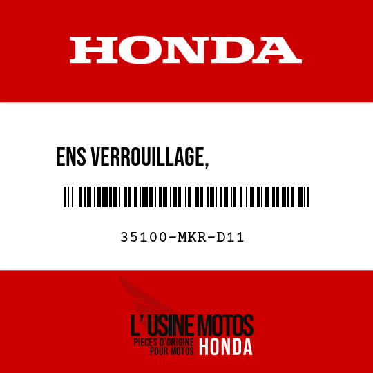 image de 35100-MKR-D11 ENS VERROUILLAGE,            ELECTRONIQUE DE DIRECTION