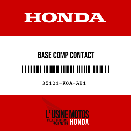 image de 35101-K0A-AB1 BASE COMP CONTACT