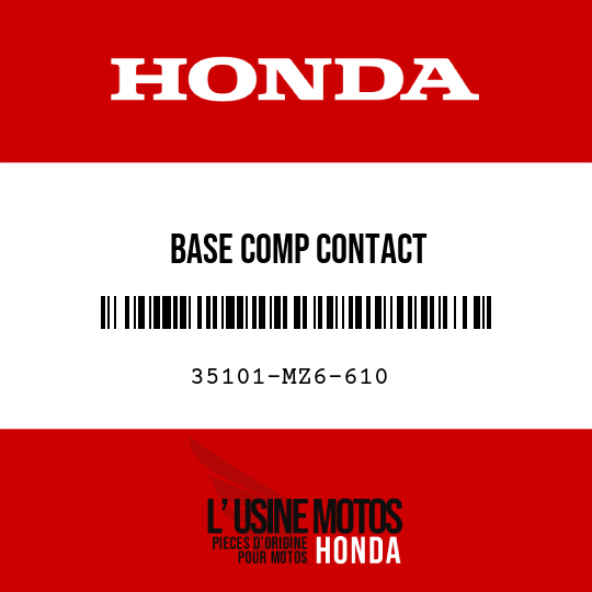 image de 35101-MZ6-610 BASE COMP CONTACT