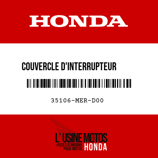 image de 35106-MER-D00 COUVERCLE D'INTERRUPTEUR      COMBINAISON