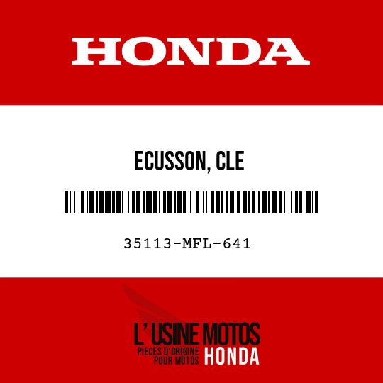 image de 35113-MFL-641 ECUSSON, CLE