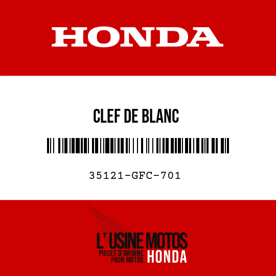 image de 35121-GFC-701 CLEF DE BLANC
