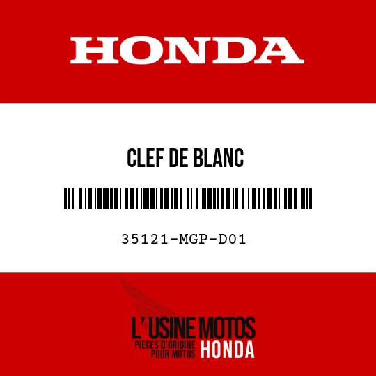 image de 35121-MGP-D01 CLEF DE BLANC