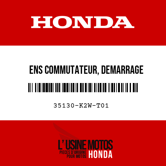 image de 35130-K2W-T01 ENS COMMUTATEUR, DEMARRAGE