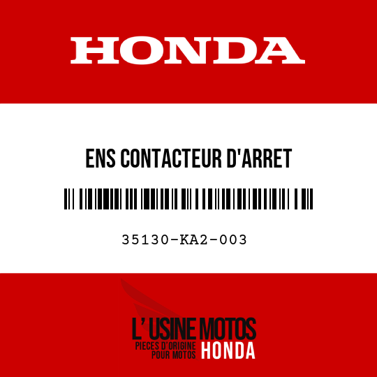 image de 35130-KA2-003 ENS CONTACTEUR D'ARRET