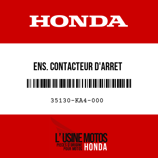image de 35130-KA4-000 ENS. CONTACTEUR D'ARRET