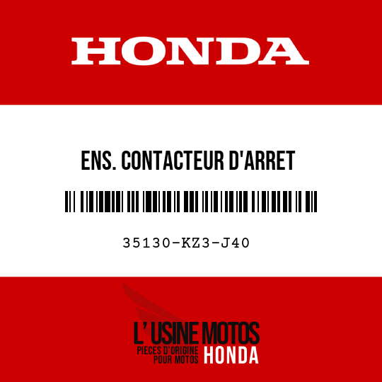 image de 35130-KZ3-J40 ENS. CONTACTEUR D'ARRET