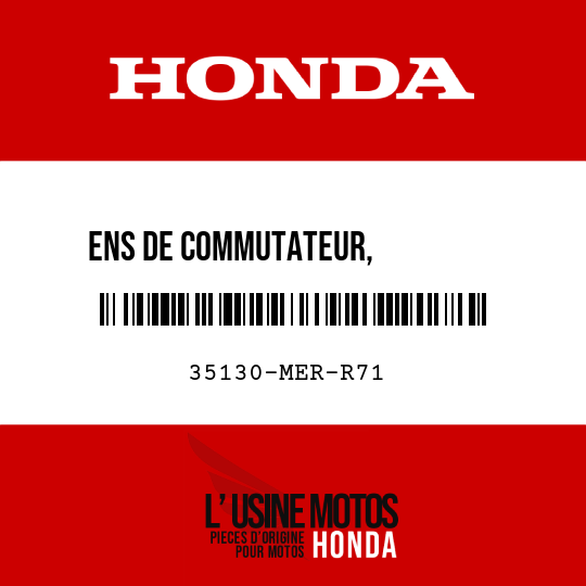 image de 35130-MER-R71 ENS DE COMMUTATEUR,          DEMARREUR ET ARRET MOTEUR