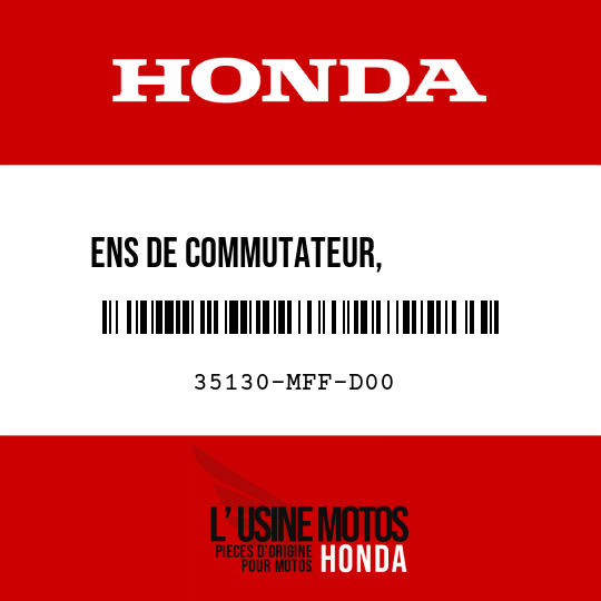 image de 35130-MFF-D00 ENS DE COMMUTATEUR,          DEMARREUR ET ARRET MOTEUR