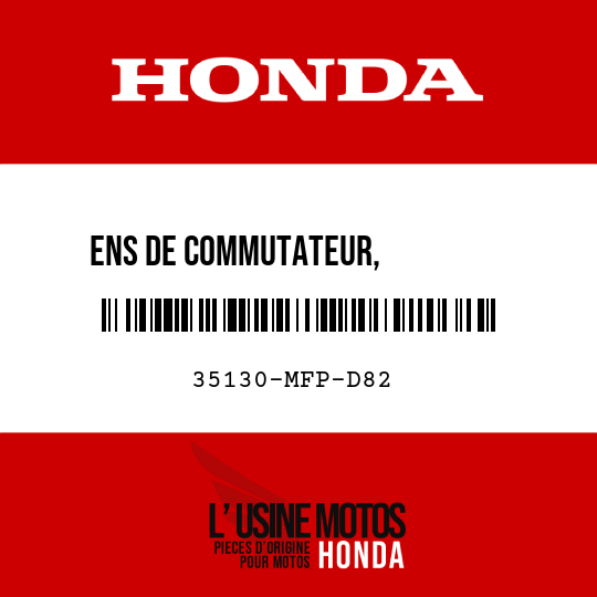 image de 35130-MFP-D82 ENS DE COMMUTATEUR,          DEMARREUR ET ARRET MOTEUR