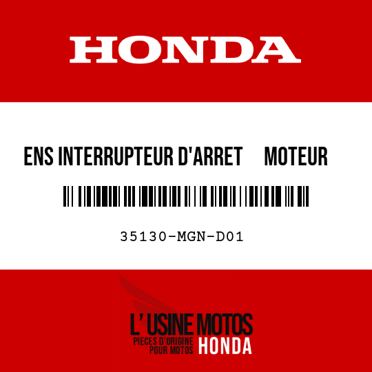 image de 35130-MGN-D01 ENS INTERRUPTEUR D'ARRET     MOTEUR