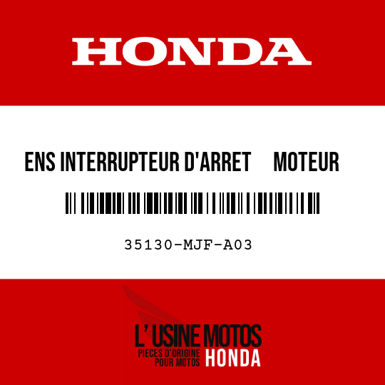 image de 35130-MJF-A03 ENS INTERRUPTEUR D'ARRET     MOTEUR