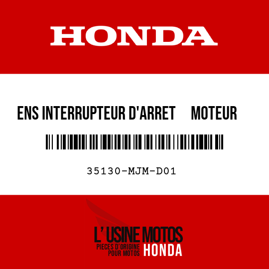 image de 35130-MJM-D01 ENS INTERRUPTEUR D'ARRET     MOTEUR