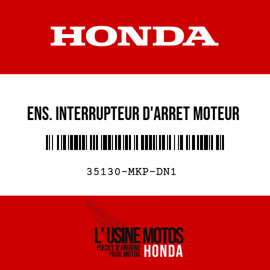 image de 35130-MKP-DN1 ENS. INTERRUPTEUR D'ARRET MOTEUR