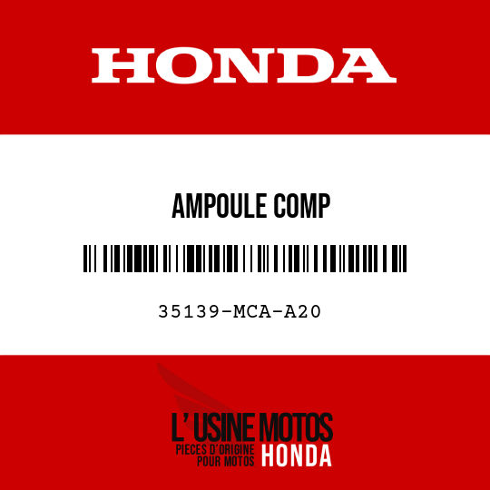 image de 35139-MCA-A20 AMPOULE COMP