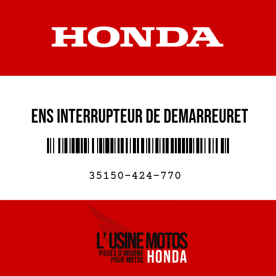 image de 35150-424-770 ENS INTERRUPTEUR DE DEMARREURET ECLAIRAGE