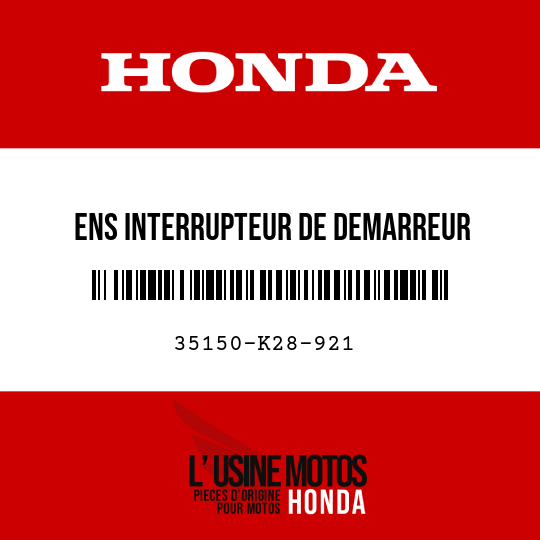 image de 35150-K28-921 ENS INTERRUPTEUR DE DEMARREUR