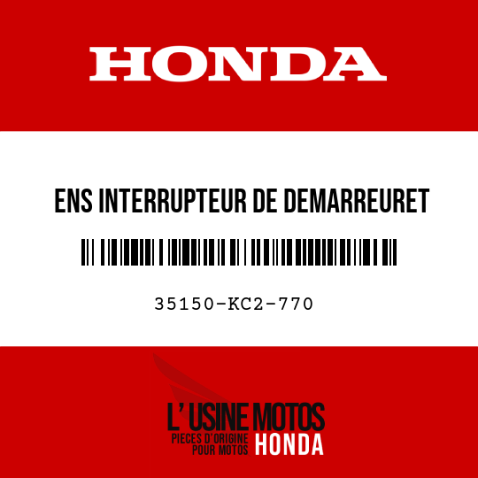 image de 35150-KC2-770 ENS INTERRUPTEUR DE DEMARREURET ECLAIRAGE