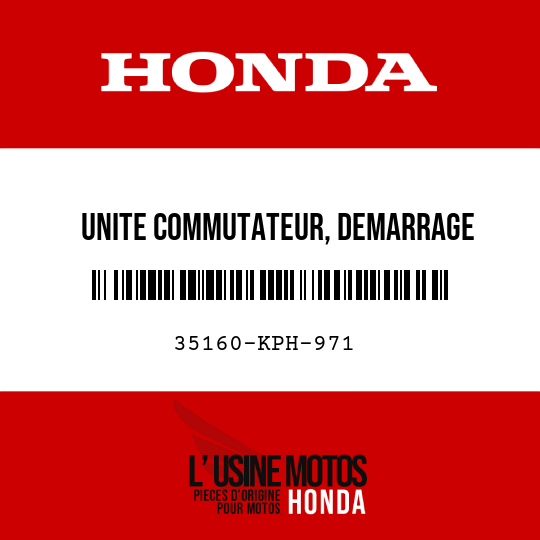 image de 35160-KPH-971 UNITE COMMUTATEUR, DEMARRAGE