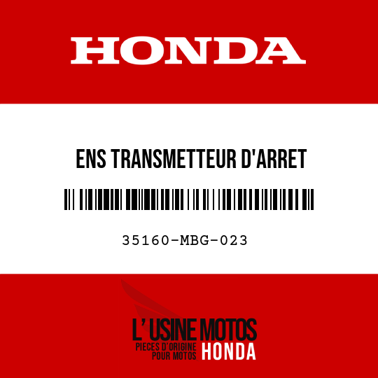 image de 35160-MBG-023 ENS TRANSMETTEUR D'ARRET